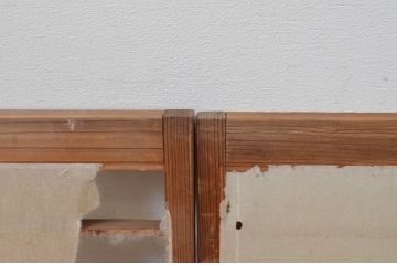 アンティーク建具　落ち着いた和の空間を演出する障子窓4枚セット(引き戸、障子戸)(R-067694)
