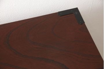 中古　美品　欅産業　漆塗り　仙台箪笥　KC-18　力強い杢目が目を引く中型車箪笥(小箪笥、収納タンス、チェスト、引き出し)(定価約55万円)(R-067737)