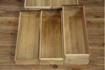 和製アンティーク　総欅(ケヤキ)材　和の趣漂う杢目の素晴らしい長火鉢　(R-067741)