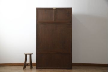 中古　美品　松本民芸家具　高山デザイン　落ち着いた品のある和タンス(引き出し、収納箪笥、洋服タンス、衣装箪笥、チェスト)(R-067742)
