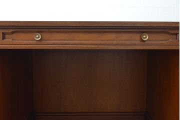 中古　DREXEL HERITAGE(ドレクセルヘリテイジ)　Triune(トライユン)　585-107　高級感溢れる上品な佇まいが美しいオーダー両袖机(プレジデントデスク、ニーホールデスク、ワークデスク、オフィスデスク、在宅用、在宅ワーク用)(定価約140万円)(R-067765)