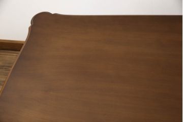 中古　美品　カリモク家具(karimoku)　domani(ドマーニ)　Louis(ルイ)XVシリーズ　優雅な佇まいが魅力的なダイニングテーブル(食卓、6人掛け、8人掛け)(定価約55万円)(R-067769)