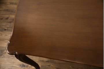 中古　美品　カリモク家具(karimoku)　domani(ドマーニ)　Louis(ルイ)XVシリーズ　優雅な佇まいが魅力的なダイニングテーブル(食卓、6人掛け、8人掛け)(定価約55万円)(R-067769)