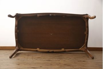中古　美品　カリモク家具(karimoku)　domani(ドマーニ)　Louis(ルイ)XVシリーズ　優雅な佇まいが魅力的なダイニングテーブル(食卓、6人掛け、8人掛け)(定価約55万円)(R-067769)
