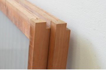 アンティーク建具　片面ガラス　鶴と亀の彫刻が目を惹く!上質な和の空間づくりにおすすめな書院戸2枚セット(窓、引き戸、ガラス戸)(R-067791)