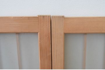 アンティーク建具　片面ガラス　和の雰囲気漂う組子入り書院戸4枚セット(引き戸、ガラス戸、窓)(R-067792)