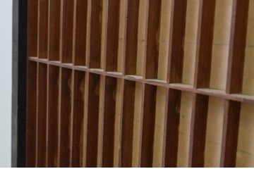アンティーク建具　和モダンな空間を演出する書院戸4枚セット(引き戸、障子戸、窓)(R-067794)