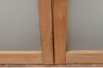 アンティーク建具　レトロな空間作りにおすすめなガラス窓2枚セット(引き戸、ガラス戸)(R-067801)