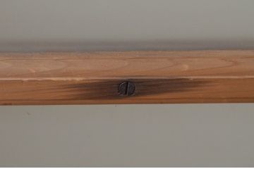 アンティーク建具　インテリアに合わせやすいシンプルなガラス窓2枚セット(引き戸、ガラス戸)(R-067802)