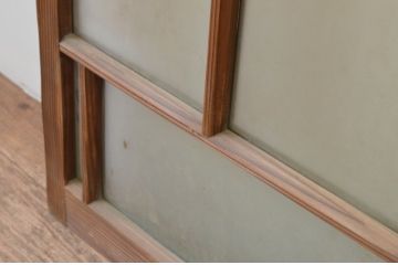 アンティーク建具　大正ロマンの雰囲気溢れるガラス窓1枚(ガラス戸、引き戸)(R-067822)