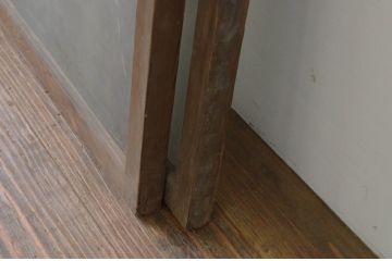 アンティーク建具　レトロな空間づくりにおすすめのガラス窓2枚セット(ガラス戸、引き戸)(R-067852)