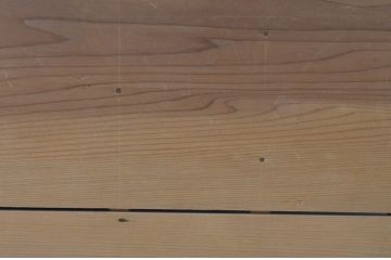 アンティーク建具　杉材　温かみのある木味が魅力の縦桟板戸窓4枚セット(引き戸)(R-067863)
