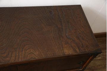 中古　美品　岩谷堂箪笥　和モダンな空間にも取り入れやすいテレビ台(ローボード、テレビボード、リビングボード、サイドボード、タンス、収納箪笥)(R-067880)
