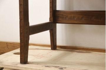 中古　軽井沢彫り　伝統工芸　咲き誇る桜の彫刻が美しいドレッサー(鏡台、ミラー)(R-067914)