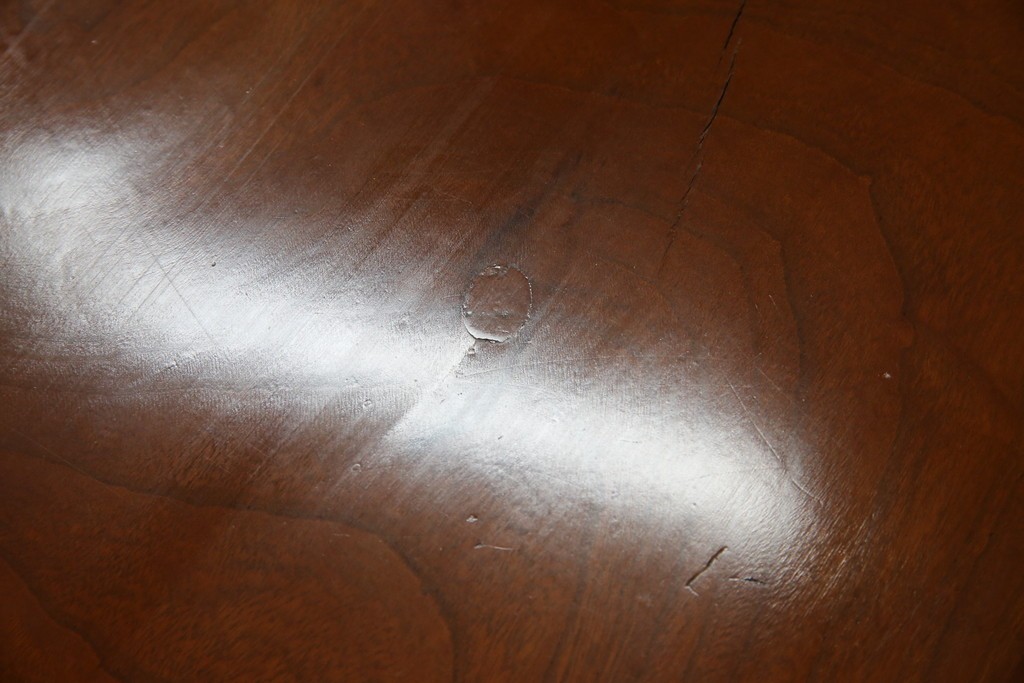 和製アンティーク　最高級　総欅(ケヤキ)材　滑らかな曲線と透かし彫りが美しい!上質な空間を演出する座卓　(R-067918)