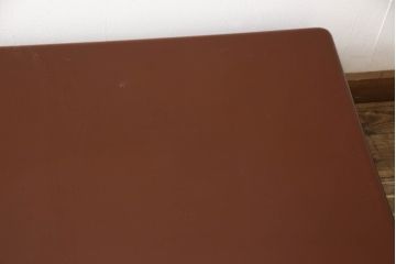 希少!!　中古　美品　京塗り　朱色(朱塗り)　シンプルで品のある佇まいが魅力的な座卓(ローテーブル、センターテーブル、漆塗り)(R-067919)