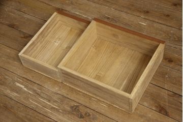 和製アンティーク　美品　最高級!!　総欅(ケヤキ)材　玉杢　指物工芸家具　品のある佇まいが美しい飾り棚(茶棚、違い棚、収納棚、戸棚)(R-067928)
