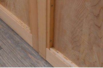 ビンテージ建具　杉材一枚板　数寄屋で使われていた高級板戸窓4枚セット(引き戸、ヴィンテージ)(R-067946)
