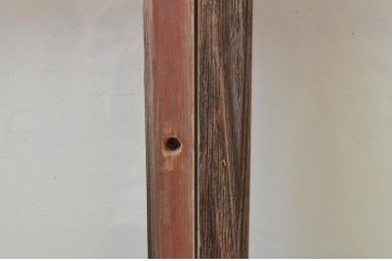 アンティーク建具　ペイント仕上げ限定　ペンキの剥げたガラス窓3枚セット(引き戸、ガラス戸)(R-067961)