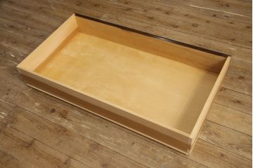 中古　美品　松本民芸家具　シックな佇まいが魅力の引き出し付きワードローブ(洋服タンス、衣装箪笥、整理たんす、収納タンス)(定価約42万円)(R-067974)