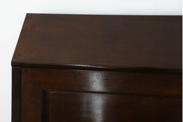 中古　美品　松本民芸家具　スタイリッシュなデザインが美しいライティングビューロー(机、在宅ワーク、在宅用ワークデスク、引き出し、チェスト)(R-067975)