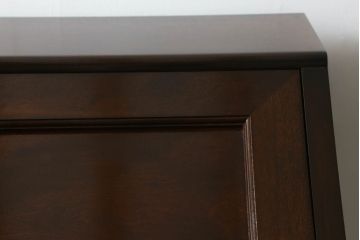 中古　美品　松本民芸家具　スタイリッシュなデザインが美しいライティングビューロー(机、在宅ワーク、在宅用ワークデスク、引き出し、チェスト)(R-067975)