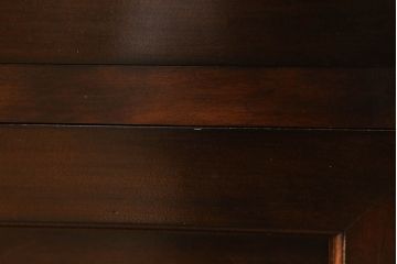 中古　美品　松本民芸家具　スタイリッシュなデザインが美しいライティングビューロー(机、在宅ワーク、在宅用ワークデスク、引き出し、チェスト)(R-067975)