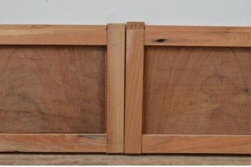 アンティーク建具　　和の趣を感じられる小さな板戸窓4枚セット(引き戸)(R-068003)