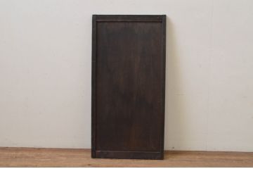 アンティーク建具　落ち着いた和の空間づくりにおすすめ!マス目(升目)の格子窓1枚(きつね格子、狐格子、格子戸、板戸、引き戸)(R-068035)