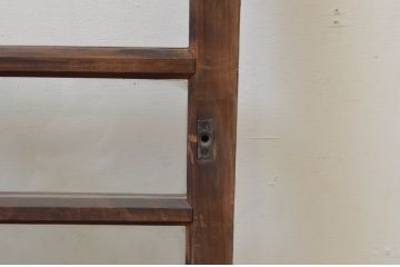 アンティーク建具　大正ロマンな雰囲気づくりにおすすめのガラス窓1枚(ガラス戸、引き戸)(R-068039)