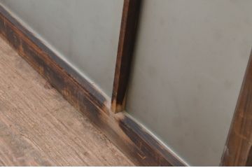 アンティーク建具　大正ロマンな雰囲気づくりにおすすめのガラス窓1枚(ガラス戸、引き戸)(R-068039)