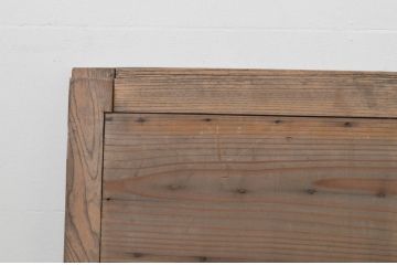 アンティーク建具　枠欅(ケヤキ)材　時代を経た趣が感じられる縦桟板戸窓1枚(格子戸、引き戸)(R-068043)