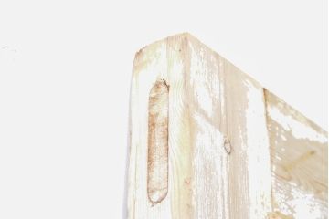 海外アンティーク　ペイント仕上げ限定　パイン材　アイアンフェンス入り両開きドア1対2枚セット(建具、木製扉)(R-068055)