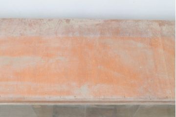 和製アンティーク　小扉付き　レトロな雰囲気を醸し出すパタパタ扉のマス目(升目)ガラスケース(ショーケース、陳列棚、飾り棚、店舗什器)(R-068059)