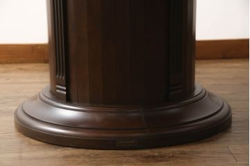 中古　美品　希少な絶版品　maruni(マルニ木工)　KENT-COURT(ケントコート)　ブリティッシュコレクション　トラディショナルスタイルにおすすめのラウンドテーブル(ダイニングテーブル、丸テーブル、カフェテーブル)(定価約20万円)(R-068071)