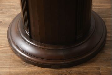 中古　美品　希少な絶版品　maruni(マルニ木工)　KENT-COURT(ケントコート)　ブリティッシュコレクション　トラディショナルスタイルにおすすめのラウンドテーブル(ダイニングテーブル、丸テーブル、カフェテーブル)(定価約20万円)(R-068071)