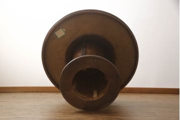 中古　美品　希少な絶版品　maruni(マルニ木工)　KENT-COURT(ケントコート)　ブリティッシュコレクション　トラディショナルスタイルにおすすめのラウンドテーブル(ダイニングテーブル、丸テーブル、カフェテーブル)(定価約20万円)(R-068071)