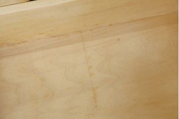 中古　北海道民芸家具　上質な作りが魅力のライティングビューロー(簿記机、在宅用、在宅ワーク用、ワークデスク、引き出し)(定価約34万円)(R-068079)