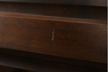 中古　北海道民芸家具　上質な作りが魅力のライティングビューロー(簿記机、在宅用、在宅ワーク用、ワークデスク、引き出し)(定価約34万円)(R-068079)