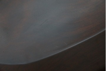 中古　美品!!　大阪屋家具店　軽井沢彫り　咲き誇る桜の彫刻が美しいアームチェア　(R-068081)