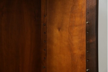 中古　北海道民芸家具　ブックケースリメイク　和洋どちらのお部屋にも馴染むオープンラック　(R-068082)