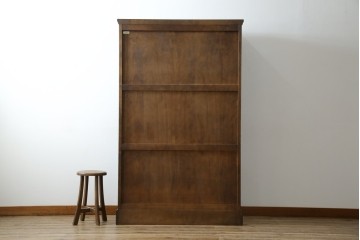 中古　北海道民芸家具　ブックケースリメイク　和洋どちらのお部屋にも馴染むオープンラック　(R-068082)