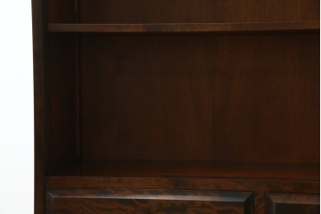 中古　北海道民芸家具　ブックケースリメイク　和洋どちらのお部屋にも馴染むオープンラック　(R-068082)