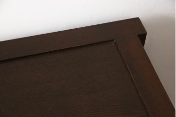 中古　美品　国産工芸家具　民芸　上質な和の空間を演出する水屋箪笥サイドボード(食器棚、収納棚、戸棚、茶タンス、サイドキャビネット)(R-068098)