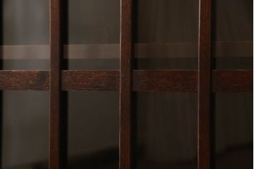 中古　美品　国産工芸家具　民芸　上質な和の空間を演出する水屋箪笥サイドボード(食器棚、収納棚、戸棚、茶タンス、サイドキャビネット)(R-068098)