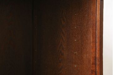 中古　美品　国産工芸家具　民芸　上質な和の空間を演出する水屋箪笥サイドボード(食器棚、収納棚、戸棚、茶タンス、サイドキャビネット)(R-068099)