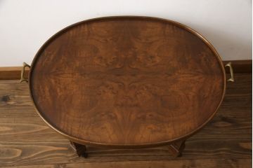 中古　DREXEL HERITAGE(ドレクセルヘリテイジ)　クラシカルなツインカクテルテーブル(サイドテーブル、ワゴン、トロリー、コーヒーテーブル)(R-068109)