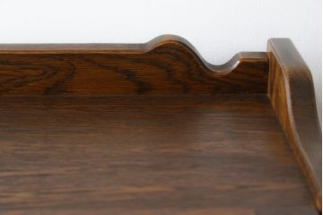 中古　美品!!　高級品　三越デパート　上品なお花の彫刻が魅力のライティングビューロー(カントリーハウス、Brugge、ブルージュ、簿記机、ワークデスク、在宅用、在宅ワーク用)(R-068112)