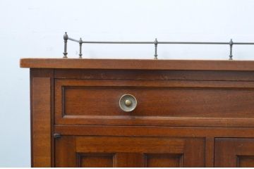 中古　DREXEL HERITAGE(ドレクセルヘリテイジ)　Triune(トライユン)　クラシカルな雰囲気が素敵なキャスター付きサービス台(ワゴン、サイドボード、サーバー)(R-068113)