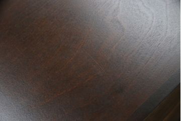 中古　美品!!　希少な絶版品　北海道民芸家具　OM175　シックなデザインの脚付き下駄箱(シューズラック、靴箱、玄関収納、玄関棚、サイドボード、戸棚)(R-068122)